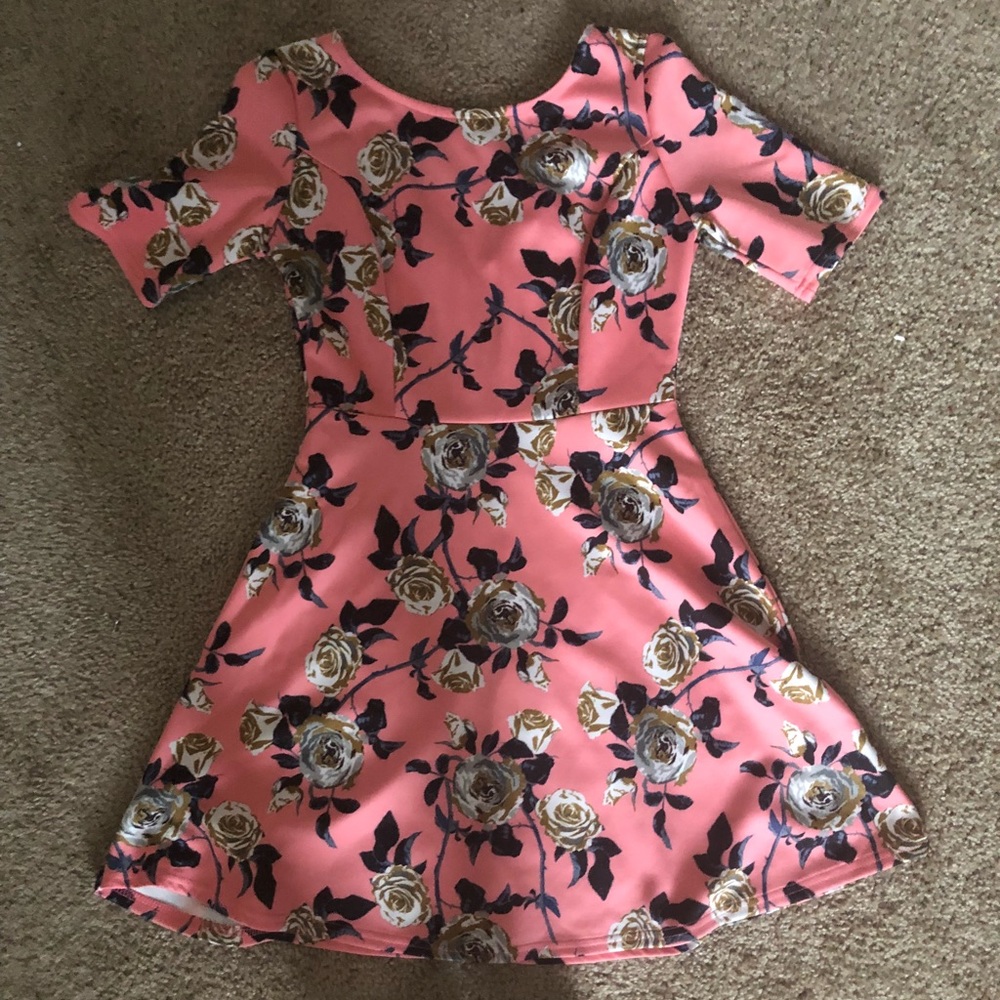 Floral mini dress
